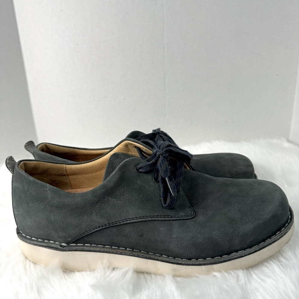 Samuel Hubbard Free Men’s Navy Nubuck Business Casual Vibram Athletic Sneakers